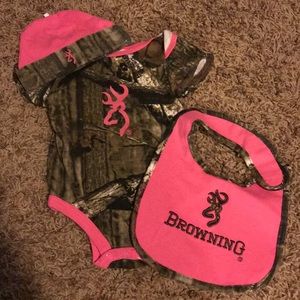 Browning Baby Girl Set